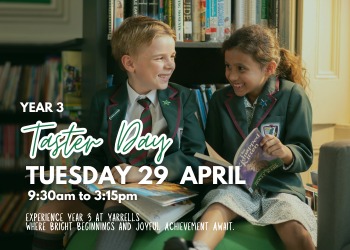 Year 3 Taster Day at Yarrells