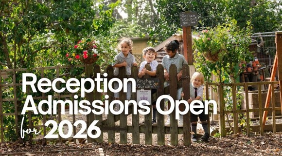 Reception Class Admissions for 2026 - OPEN